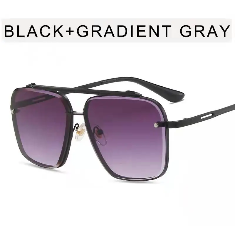 Sunglass Man Cool New Trendy Classical Luxury High Quality steampunk designer shades Squareens shades  sun glass