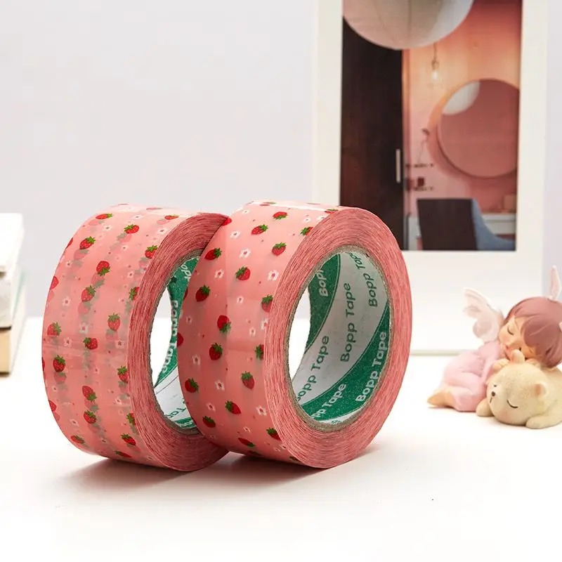 Wholesale Branded Custom Packing Tape Strong Adhesive Printed Tape Roll Printed Adhesive Tape