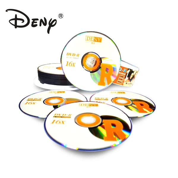 Low defective rate empty 16x printing dvd r from China