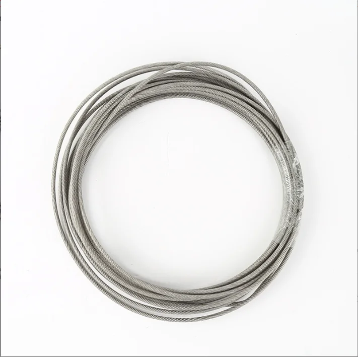 304 316 material stainless steel wire rope 1x7 7x7 1mm 2mm 3mm 4mm