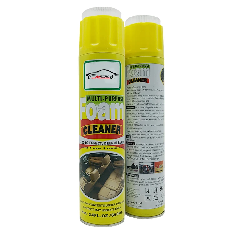 Multipurpose Household Furniture Cleaning Foam Leather Car Seat Cleaning Spray Foam Cleaner Good Quality