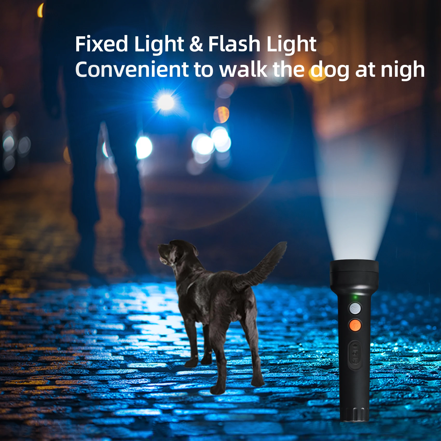 16.4ft 3.7 rechargeable lithium-ion battery handheld ultrasonic dog bark deterrent devices