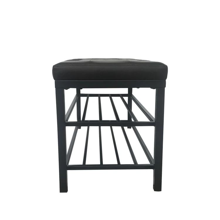 HONGJIA HJCH2125L Wholesaler Cheap Modern Style Designs Living Portable  Shoe Bench Shoe Rack for Home