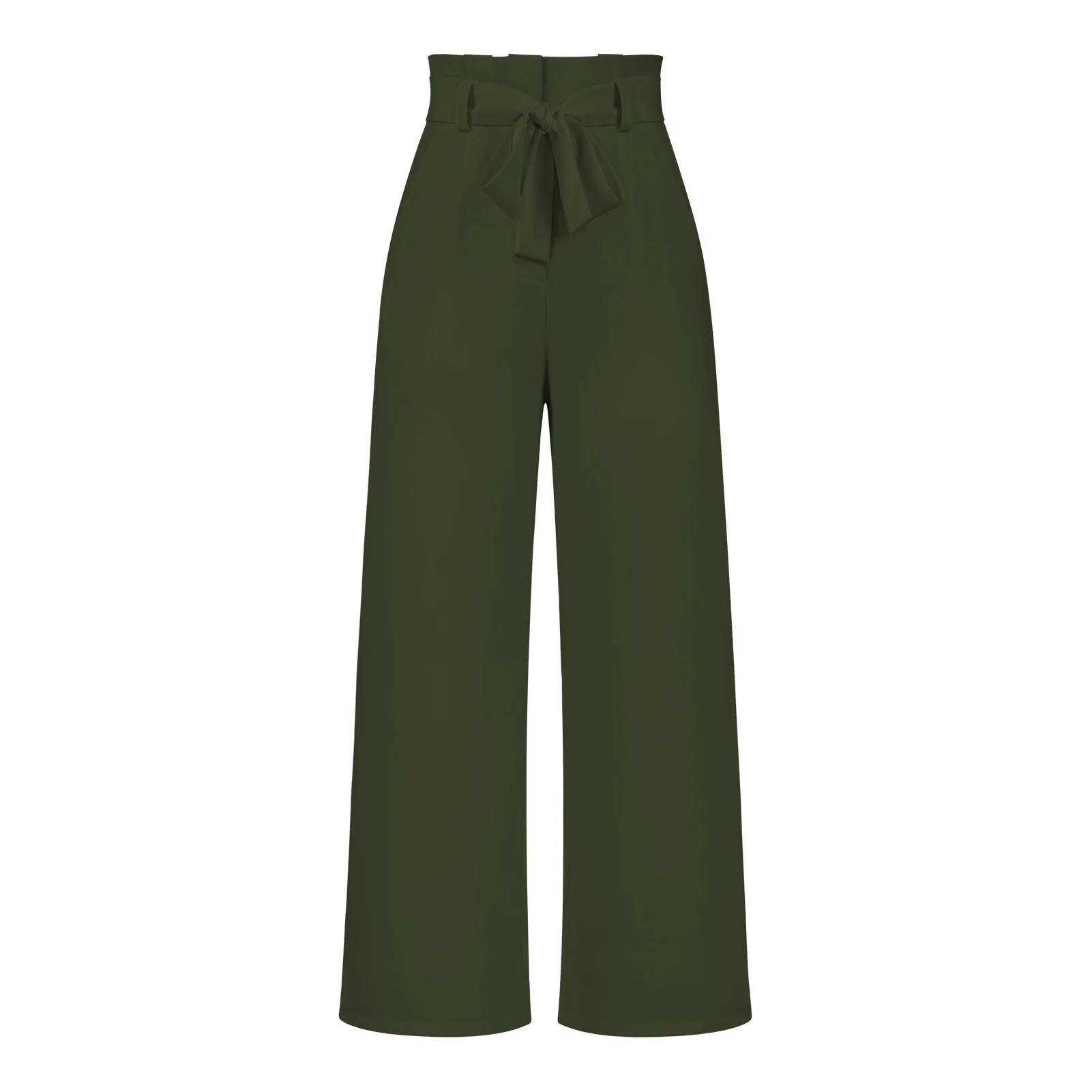 Women Casual Wide Leg Pants With Waistband Commuting Women Long Pant