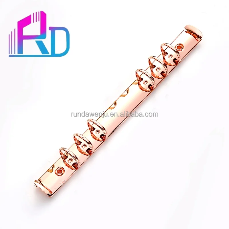 a5 binder metal notebook 6 ring binder mechanism Stationery accessories