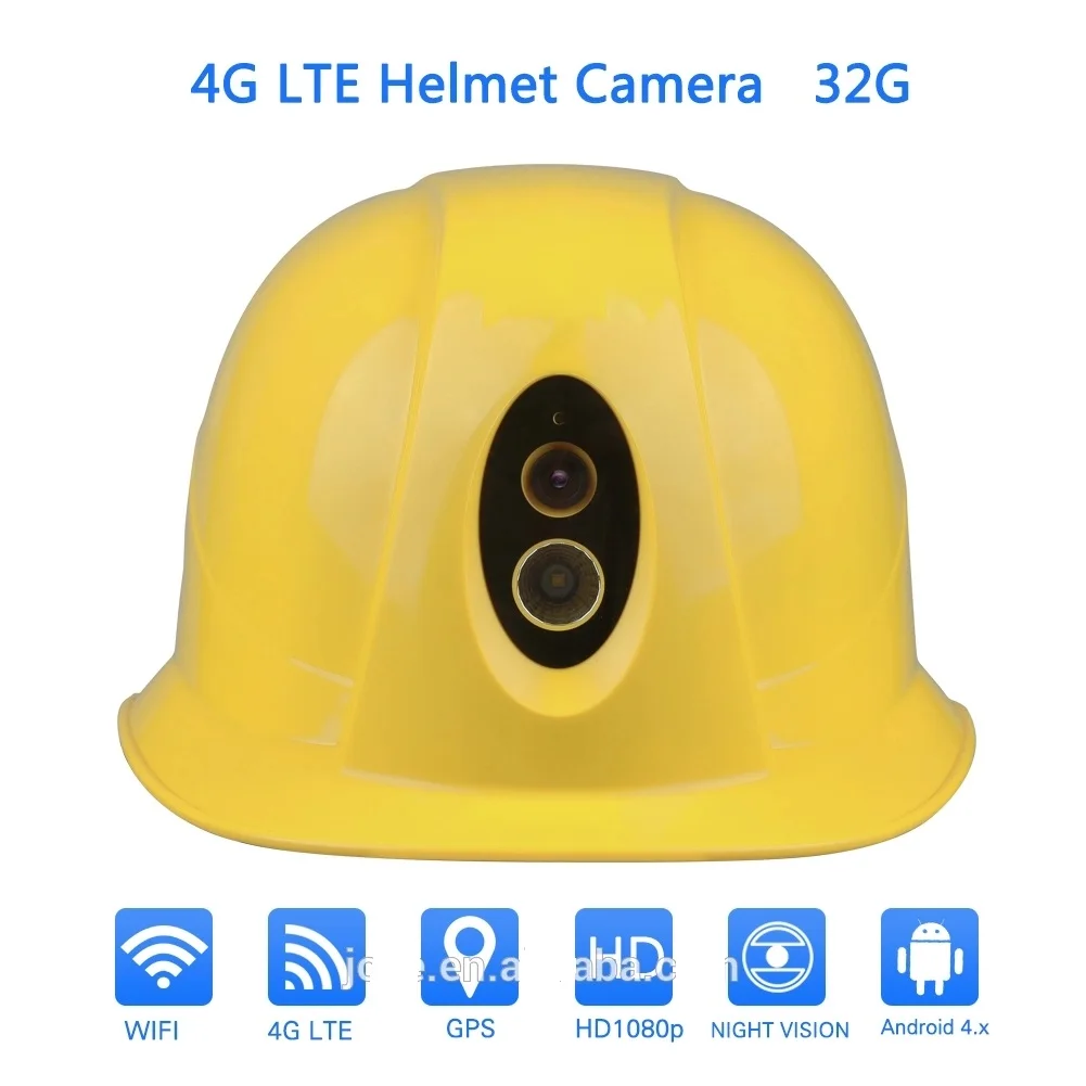 Водонепроницаемая Переносная Камера на шлем IP67 4G с 1080P передачей данных в режиме реального времени Beidou/GPS CMOS