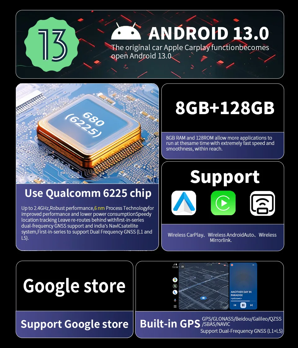 Wireless Carplay Mirror Link Android Auto Netflix YouTube CarPlay Mini Ai Box Dongle Adapter For Original Car With Wired Carplay