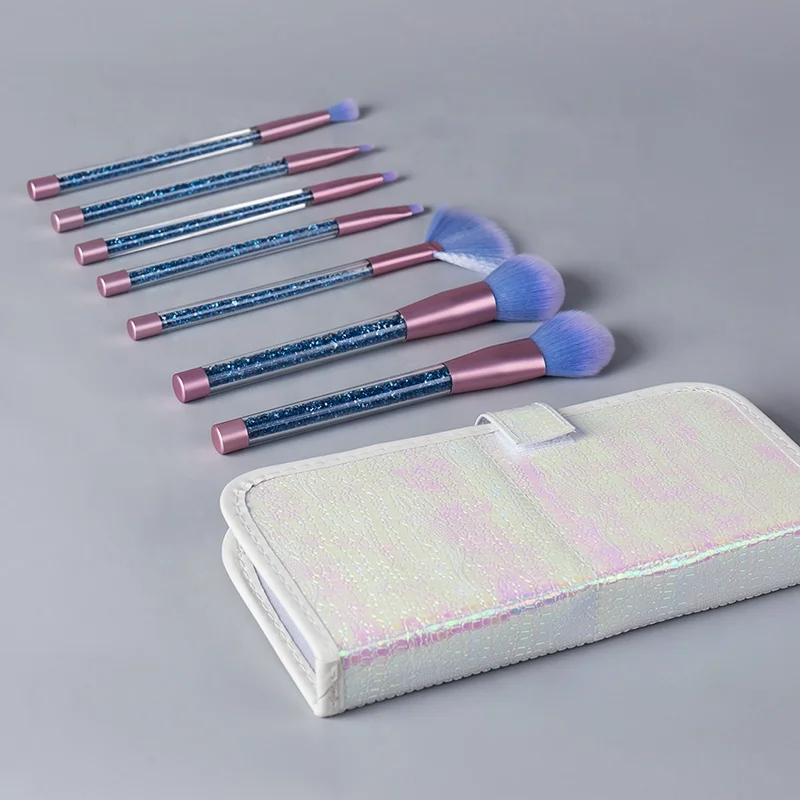 Коническая Хрустальная ручка прозрачная ручка Косметическая Кисть для макияжа