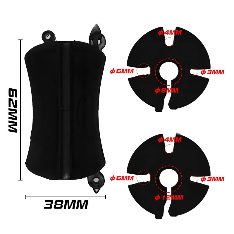 Fishing Rod protection Sleeve Portable Fishing Rod Holder Silicone Ball to Protect Rod Fishing Accessories