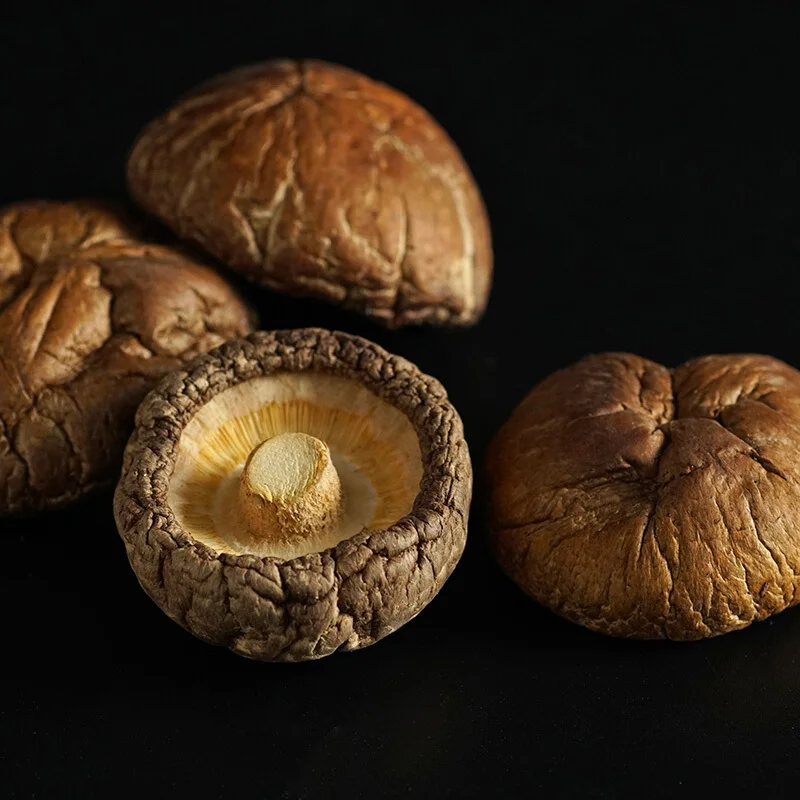 
fresh maitake dry dried shiitake shiitake Fungus mushroom 