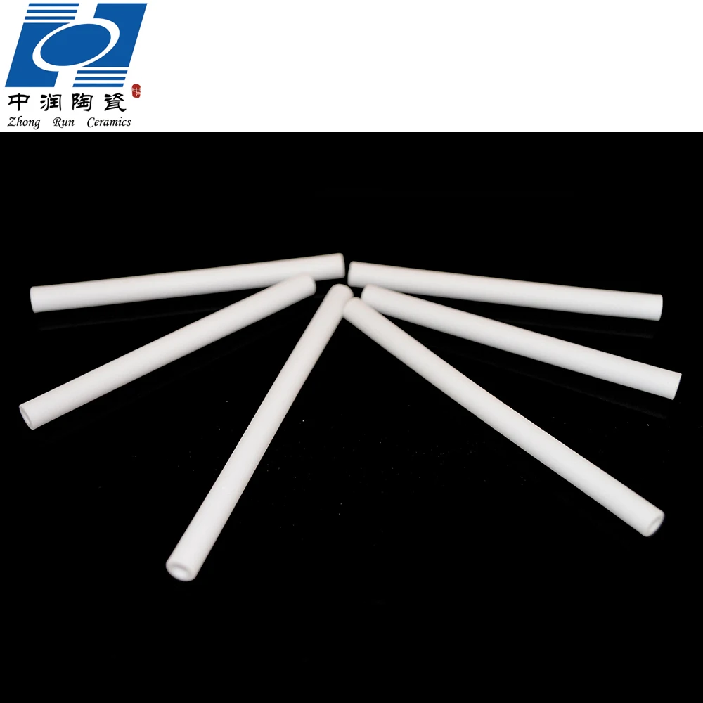 High Precision 99% Alumina Ceramic Tube/Bushing/Sleeve/Insulator Custom Processing with CNC Machining