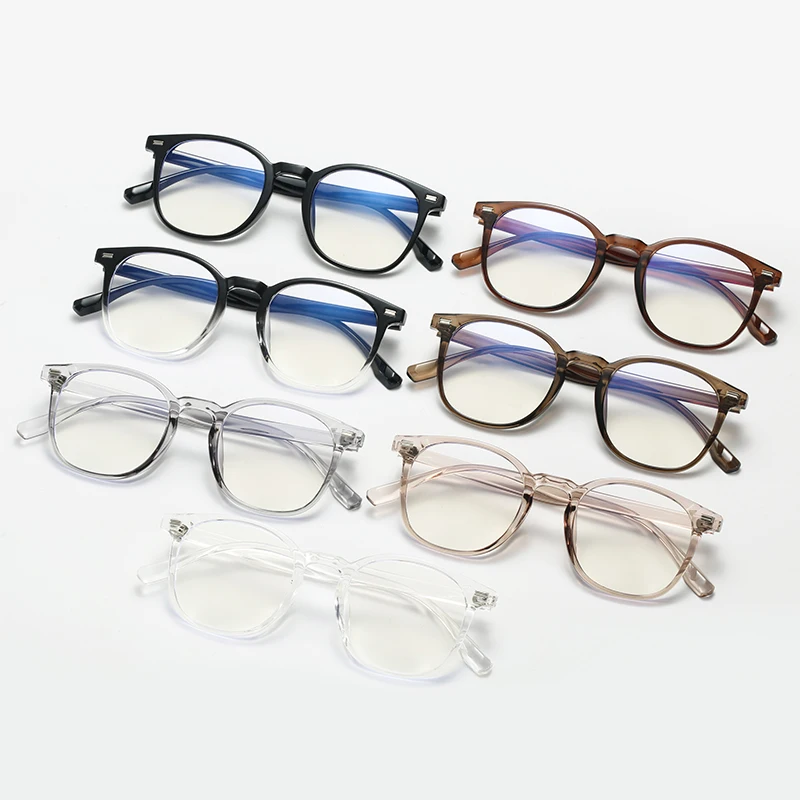 Fedrov Anti Blue Light Unisex TR Eyeglasses Frame Modern Style for All Ages High End Classic Semi Spectacles Computer Glasses