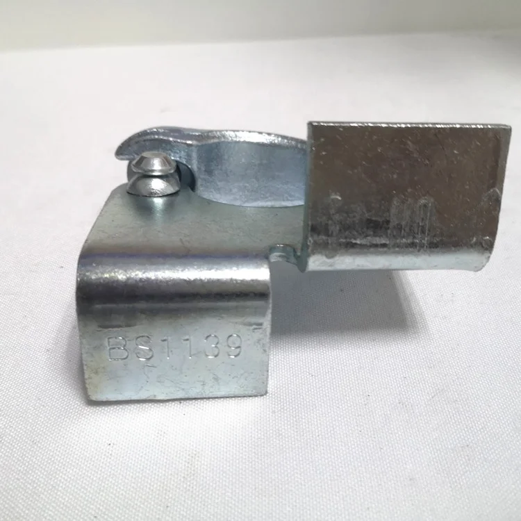 China Manufacturer EN74 Standard Q235 Material Ele-Gal Surface Treatment Construction Scaffolding Board Retaining Clamp
