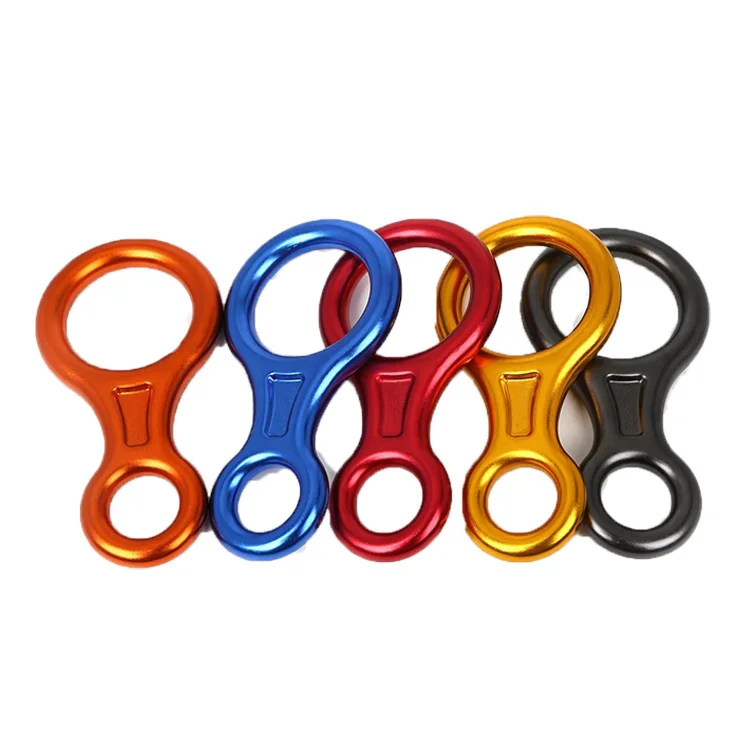 45kN aluminum rescue figure 8 descender for climbing  3 buyers
