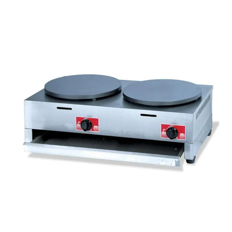 Health Life crepe bandage manufacturing machine pancake molds double-head gas crepe machine commercial