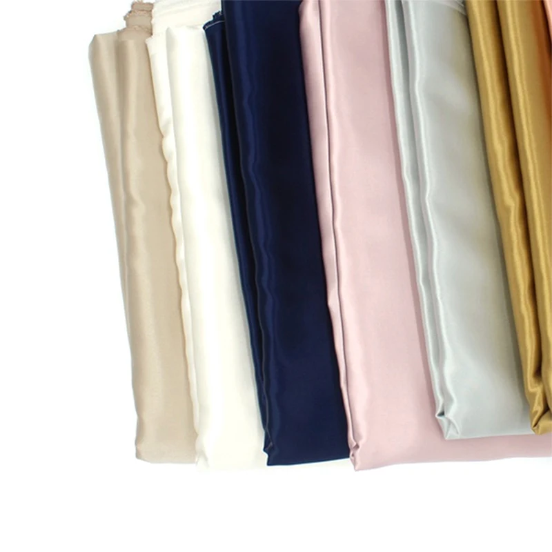 multi-color smooth soft pure silk fabric 16MM/19MM/22MM 100% mulberry real silk fabric
