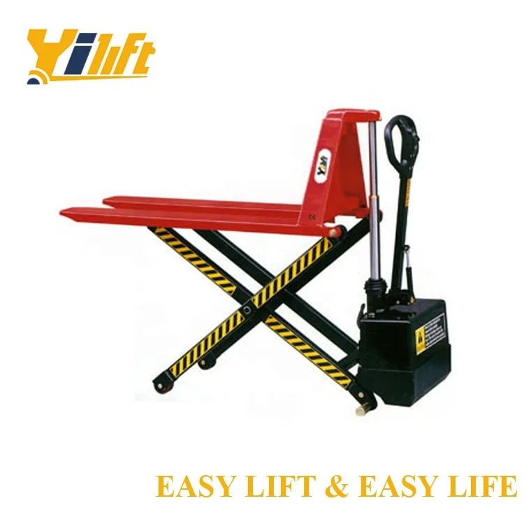 Top Quality 1t 680mm Overall Width High Lift Scissor Electric Hand Pallet Truck