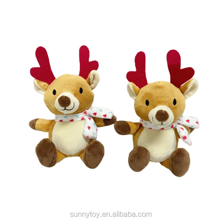 Singing Christmas reindeer walking plush toys 6