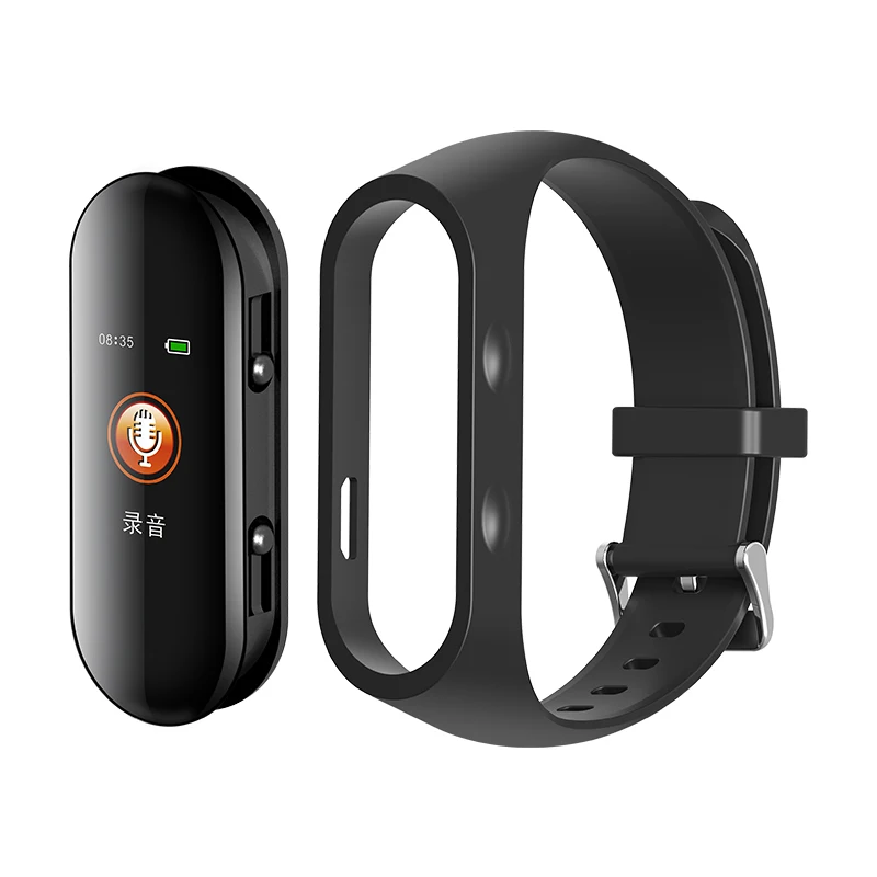 Customization JNN S10 Smart watch voice recorder with display for e-book OTG mobile phone wearable digital voice recorder