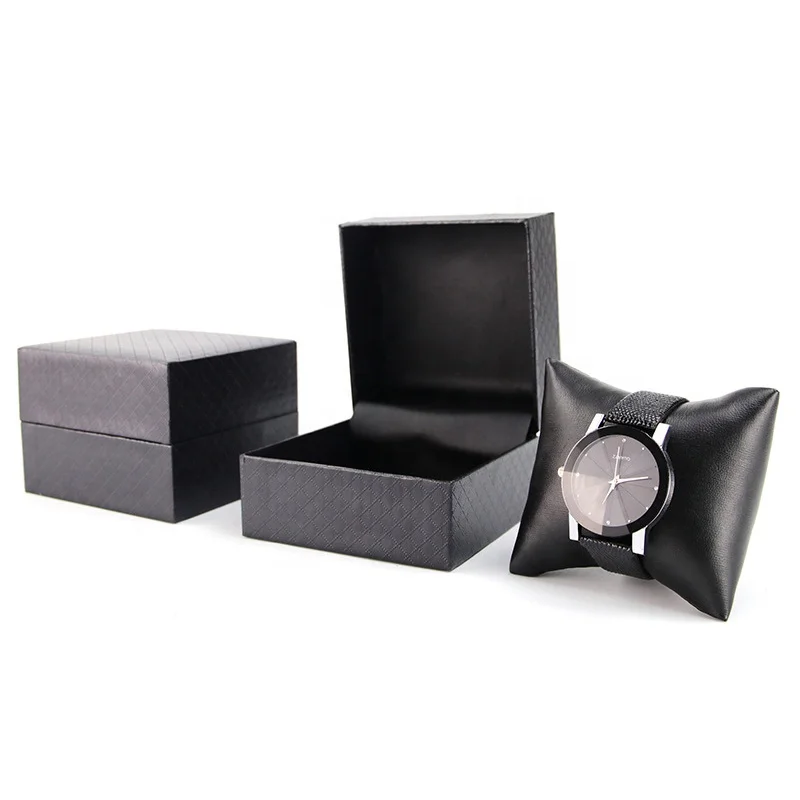 High Quality Luxury Packaging Watch Box Black Gift Box Wrist Watch Box