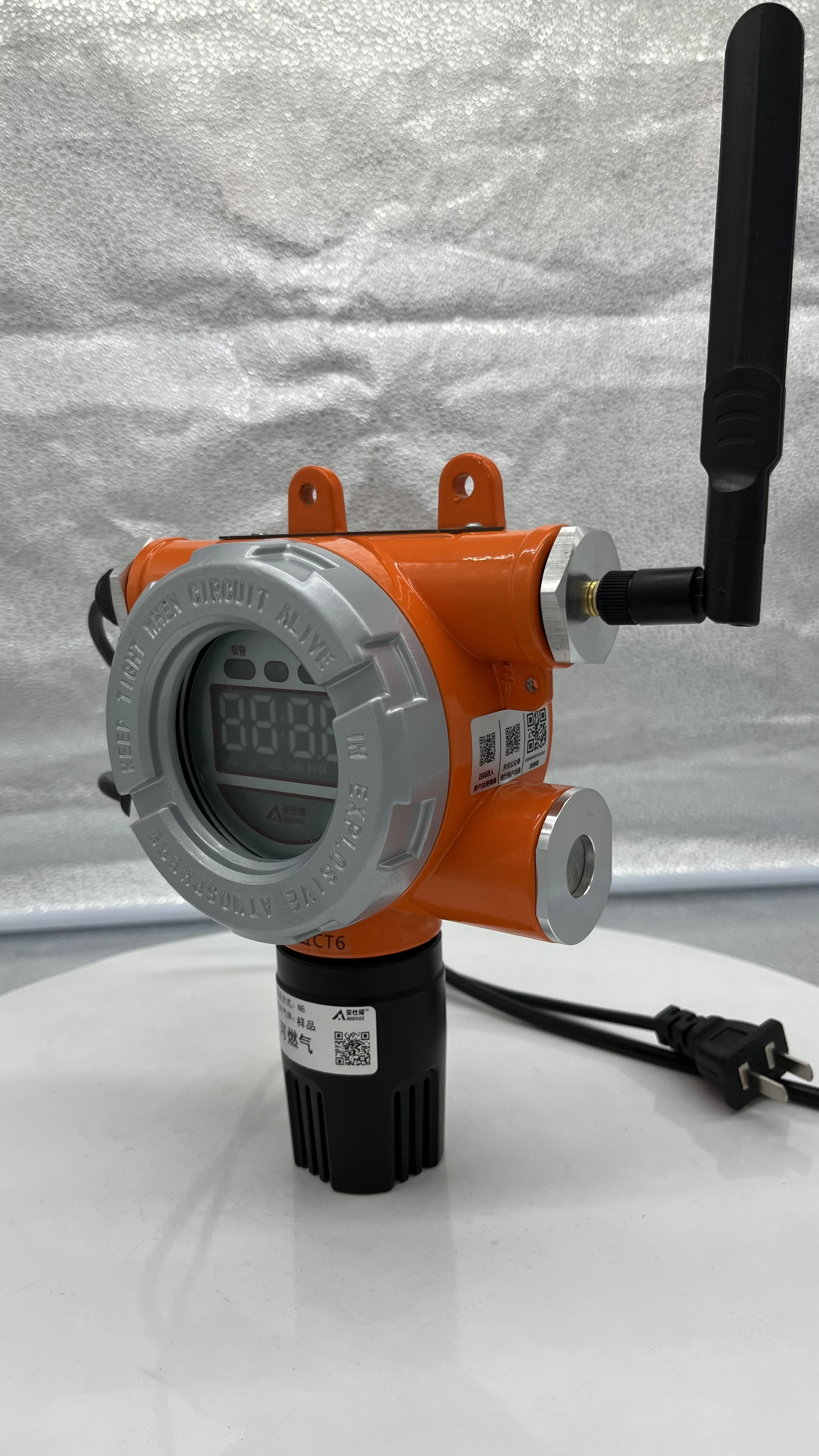 Free-standing detector combustible gas detector industrial