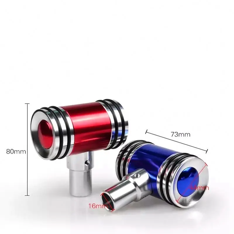 Universal Gear Shift Knob Car Styling Aluminum Metal Plane Push Rod Manual Transmission Gear stick Lever Shift Knob
