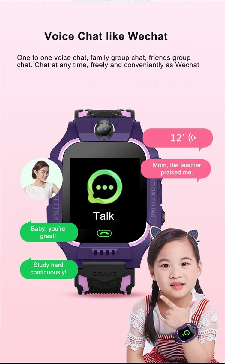 Kids SmartWatch SIM card Smart watches GPS SOS Video Call Message Smart watch with kids