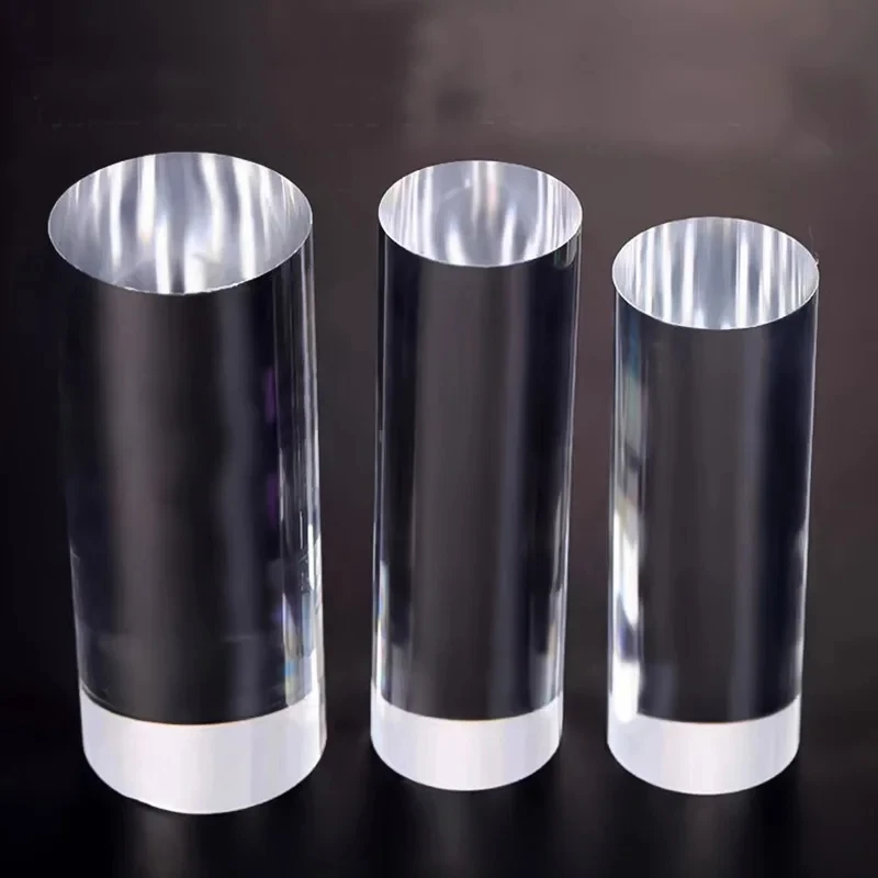 Clear Acrylic Round Rod Lucite Block Stick 2mm 3mm 4mm 5mm 6mm 8mm 10mm 12mm 15mm 18mm 20mm 25mm 30mm 35mm 40mm 45mm 50mm 60mm