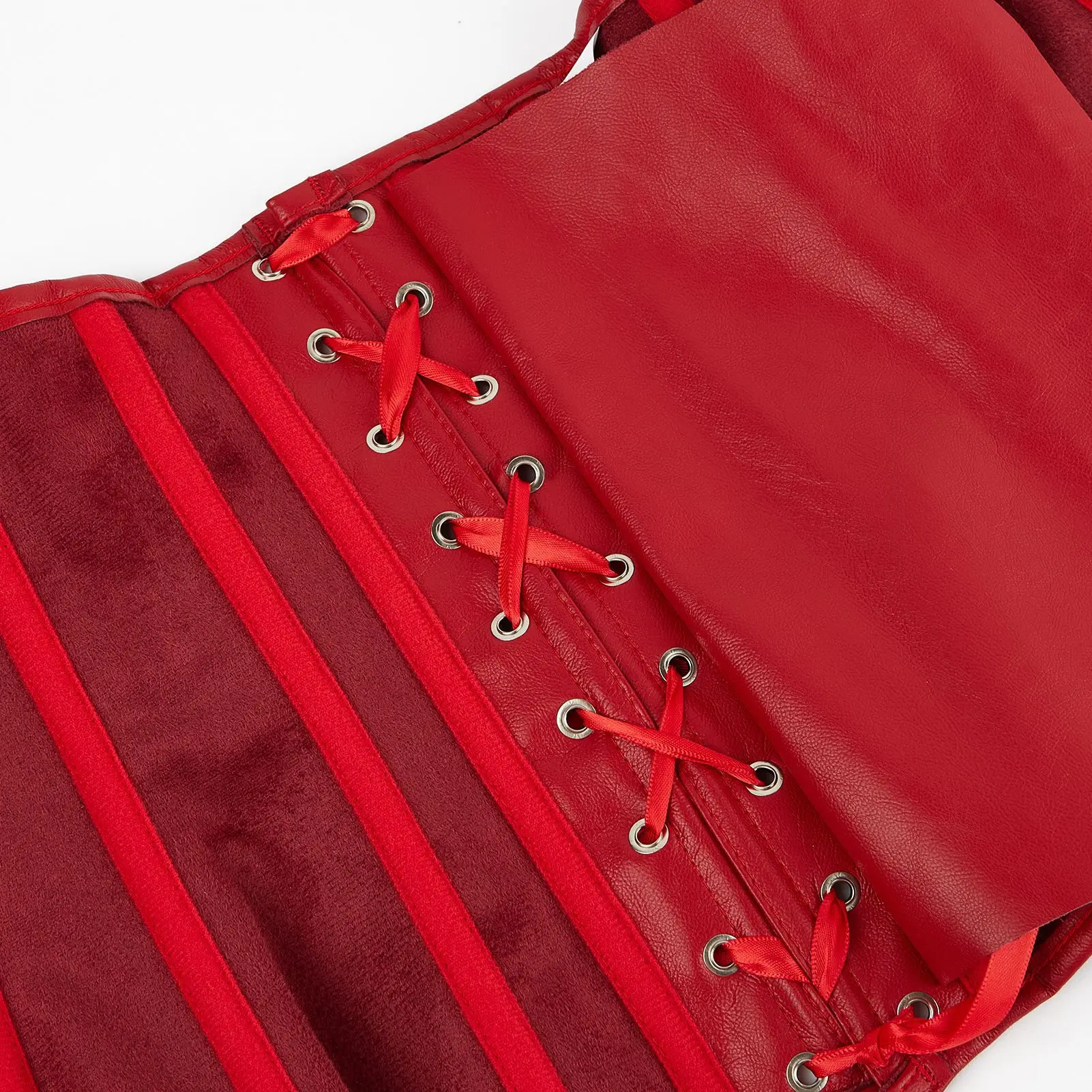 King Mcgreen Star Gothic Corsets For Women Steampunk Leather Bustier Sexy Lingerie Zipper Lace Up Waist Cincher Overbust Top