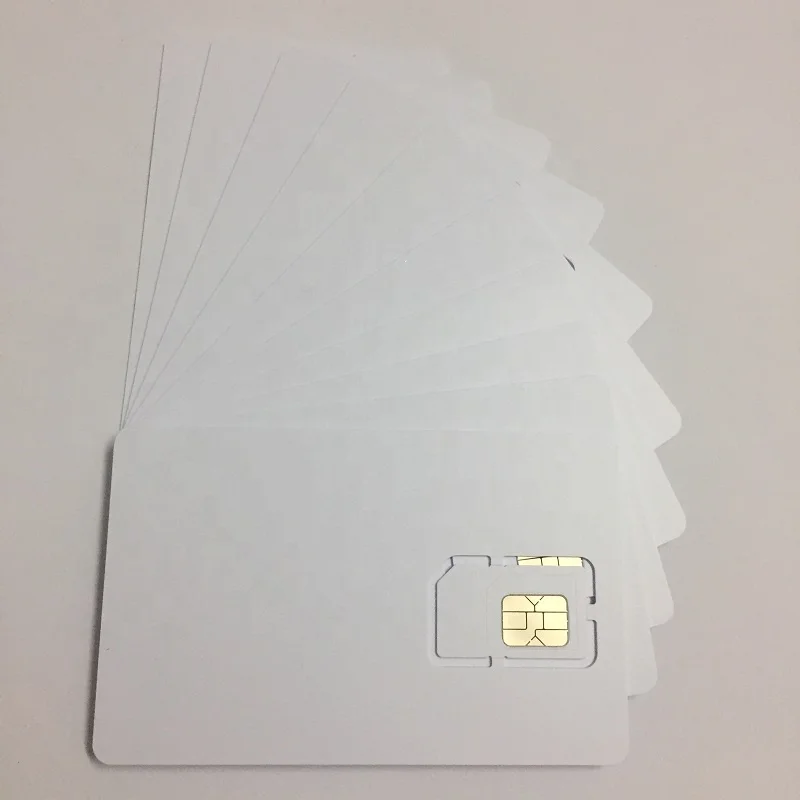 Программируемый Мобильный телефон с SIM-картой LTE USIM Milenge без рисунка белый ПВХ нано GSM чип сотовый цвет материал для печати