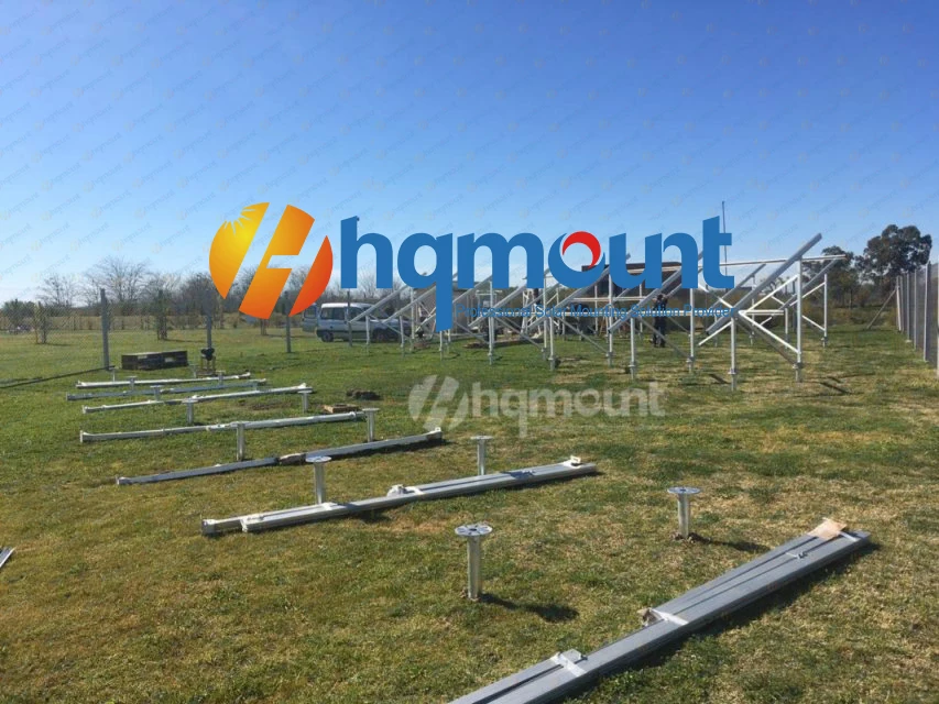 Наземные винтовые сваи для фундамента монтажной солнечной панели фотоэлектрической системы