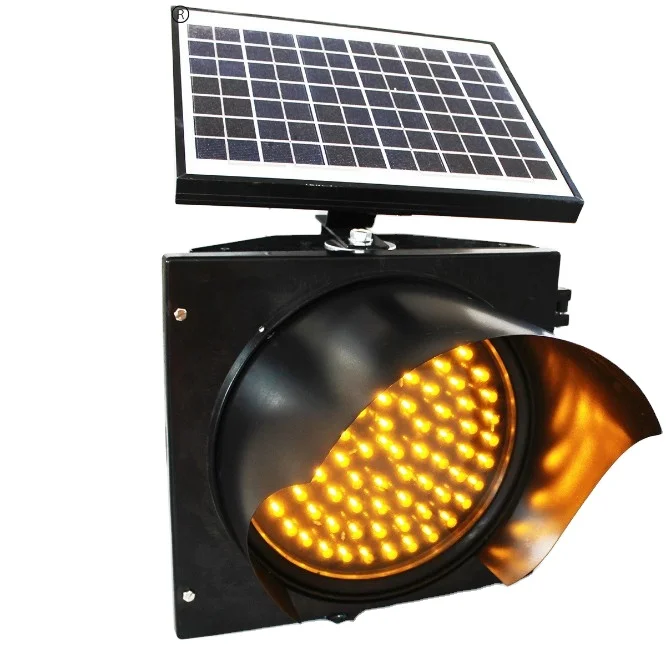 
Outdoor Safety Solar Warning Led Strobe Traffic Solar Power 400mm warning light 