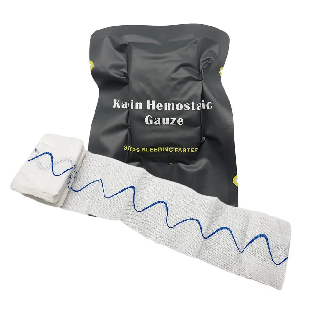 Kaolin Hemostatic Gauze to Stop Blood Bleeding Profusely Liquid the Bleed Powder Kit