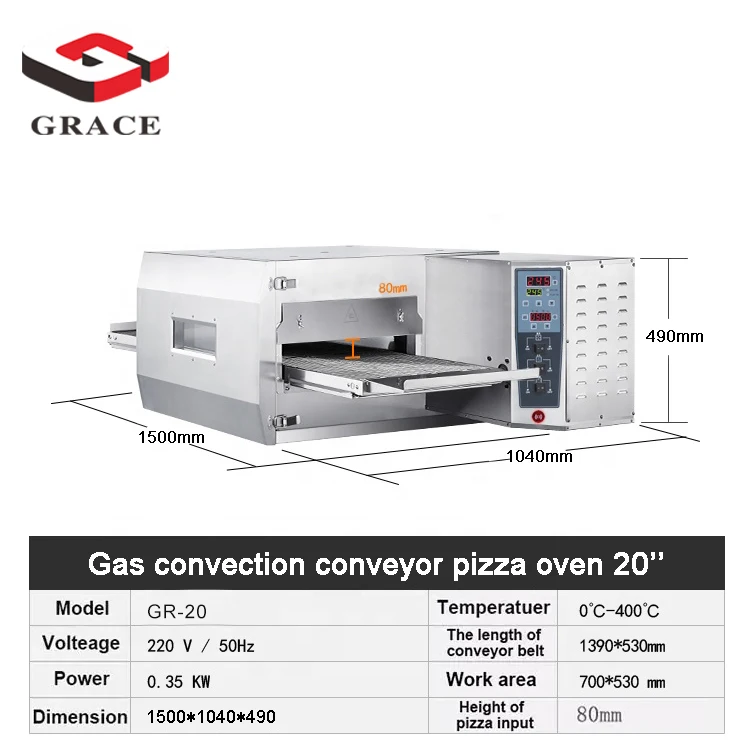 commercial bakery equipment conveyor pizza oven New Electric Gas Conveyor Pizza Oven gas pizza conveyor oven