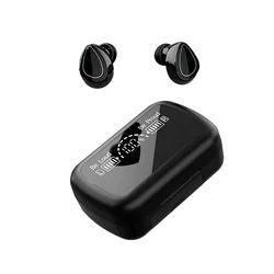 Factory direct selling sky-10 TWS Sport Wireless Mirror Earphone With Charging Box Waterproof 9D HD Stereo Earbuds