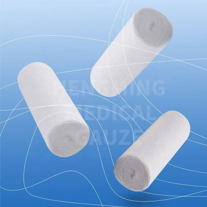 Дешевые абсорбирующие медицинские марлевые рулоны высокого качества самоклеющиеся Размер 16 бандаж