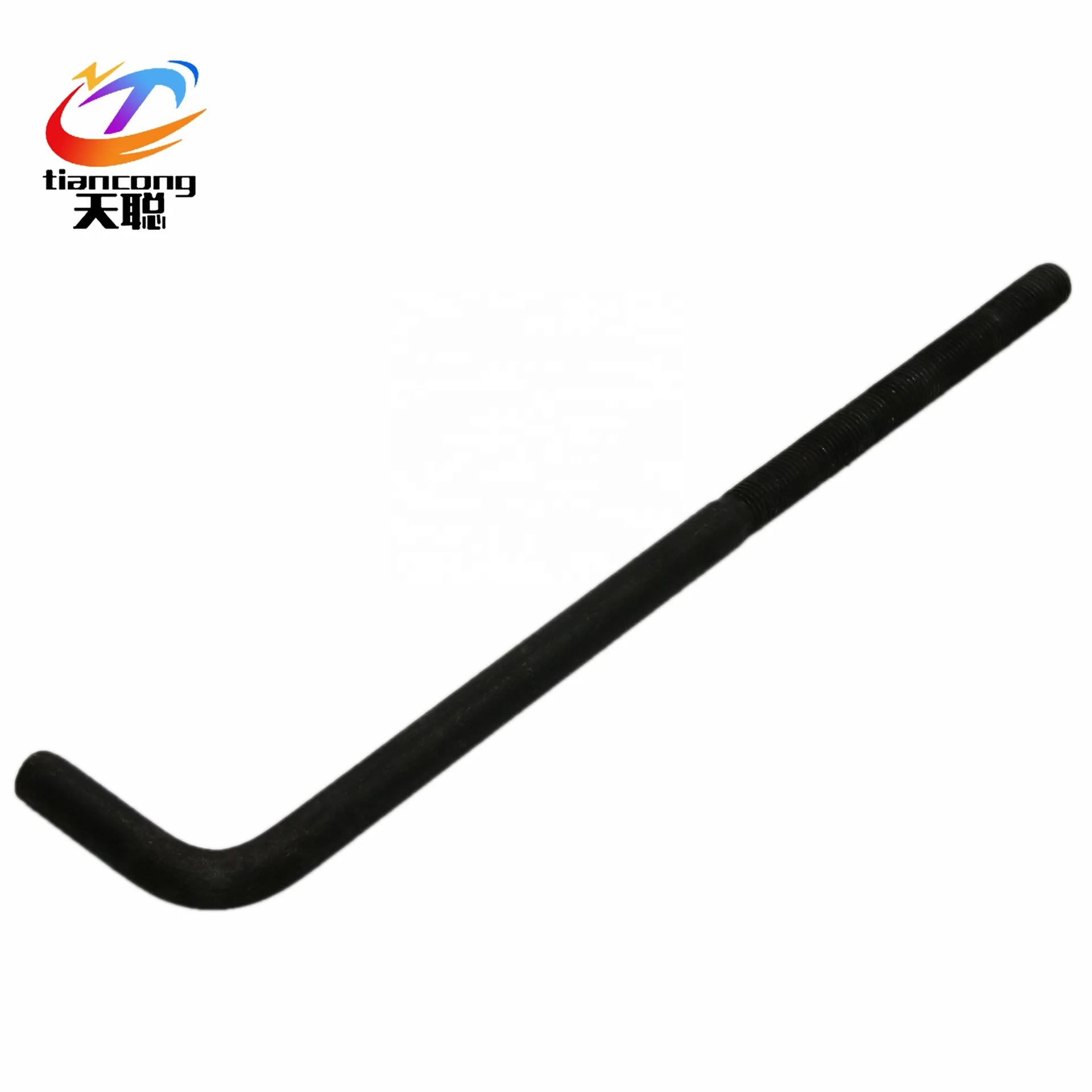 Hebei Tiancong Factory 10.9 grade foundation bolt hdg anchor bolt L type bolt M20 M24 M30