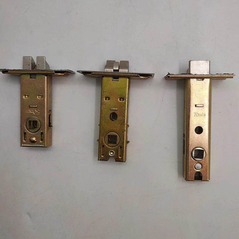European 50mm 60mm 70mm Zinc alloy single tongue spring door latch lock set high security Lock Body Deadbolt Bolt Lock