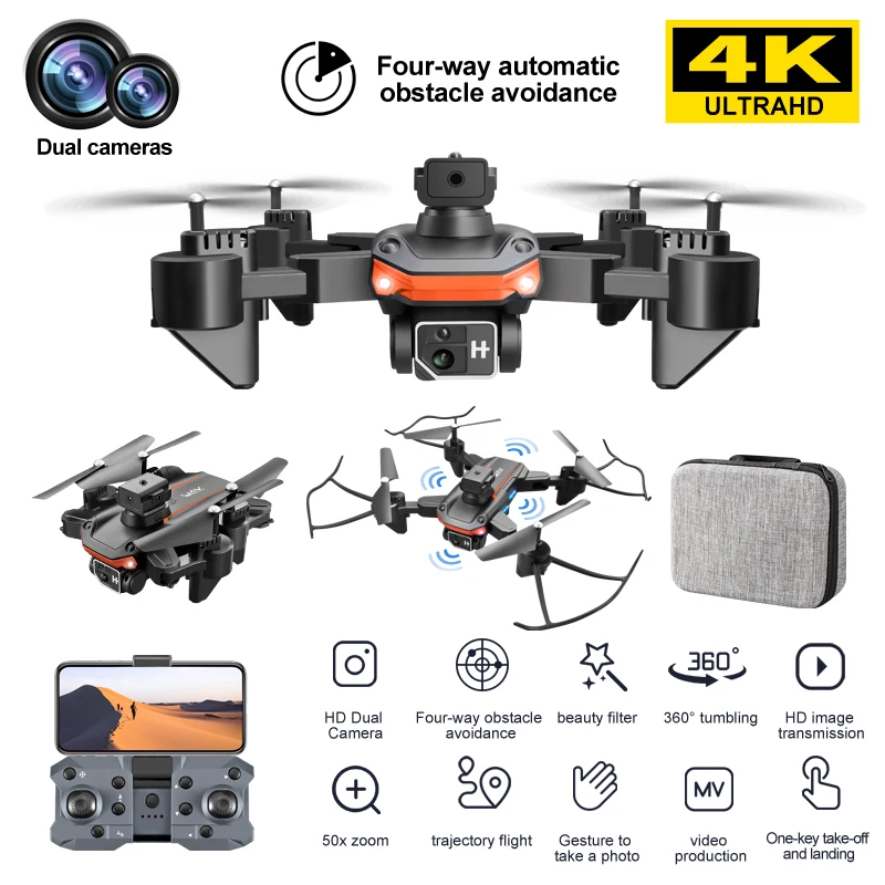 2022 KY603 Folding drone  Avoiding UAV 4k Aerial Photography HD Professional Long endurance Remote Control Aircraft Four axis