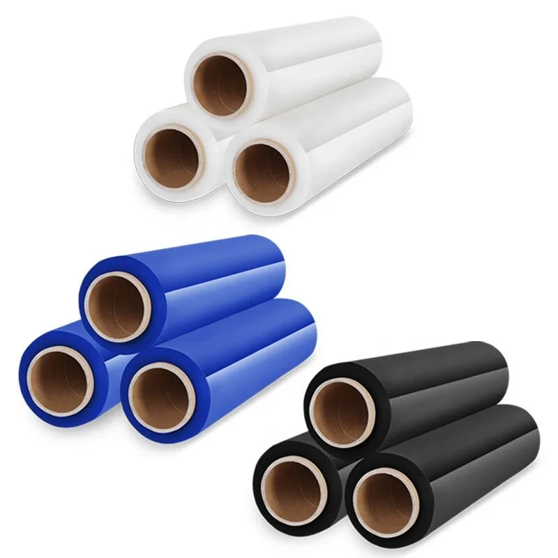 Transparent PVC/PE Shrink Film Customized Pallet Stretch Film Plastic Wrapping Film