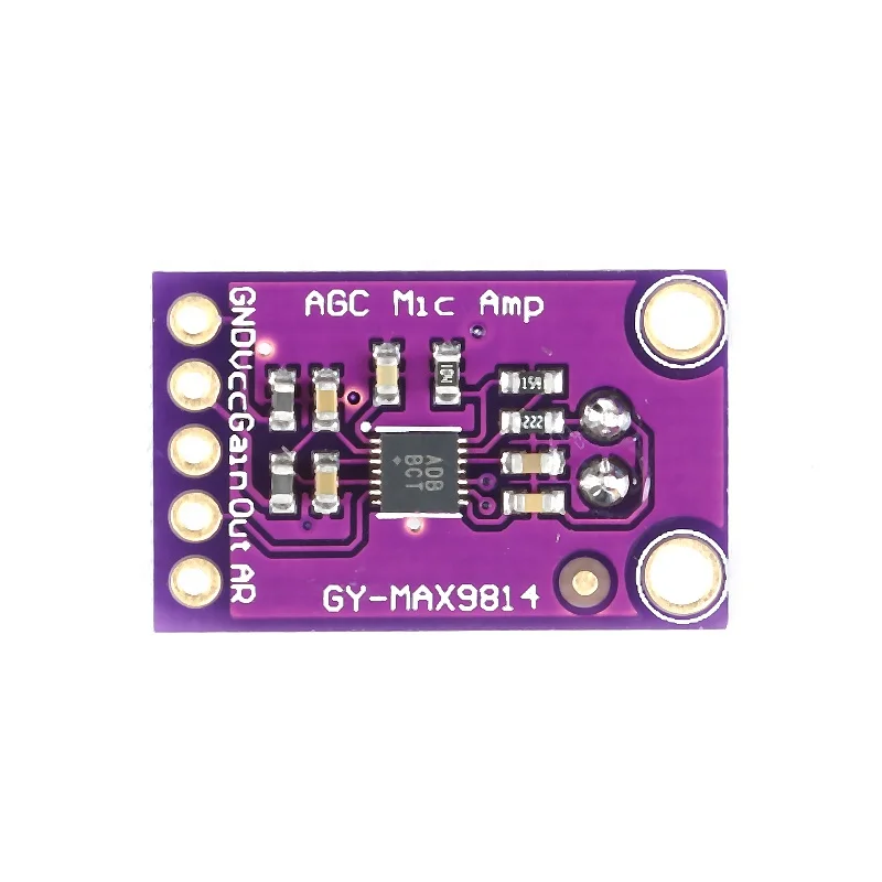 MAX9814 микрофон с автоматическим управлением усилением звука Плата усилителя