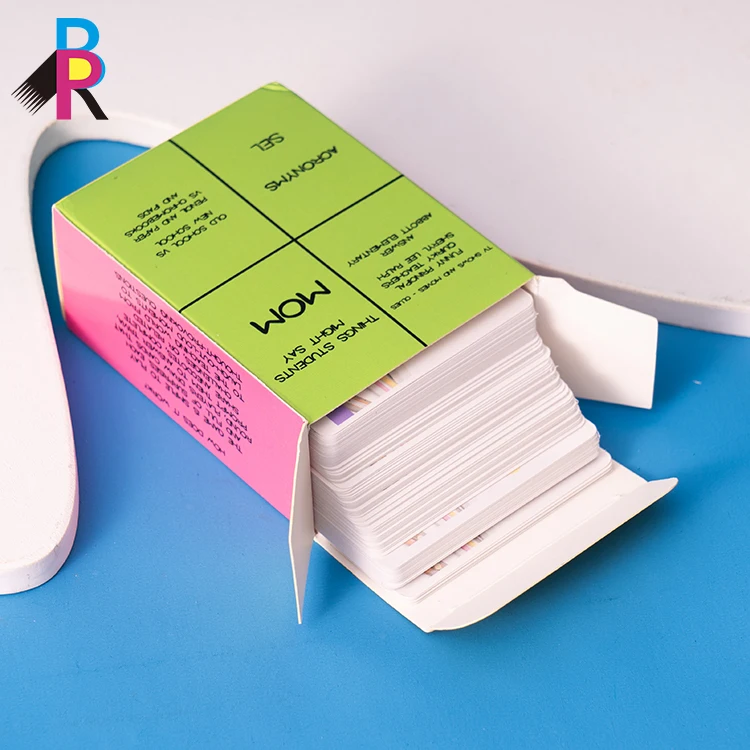 Customized Oem Design Recycle Paper Playing cards Adult Party Board Card Games