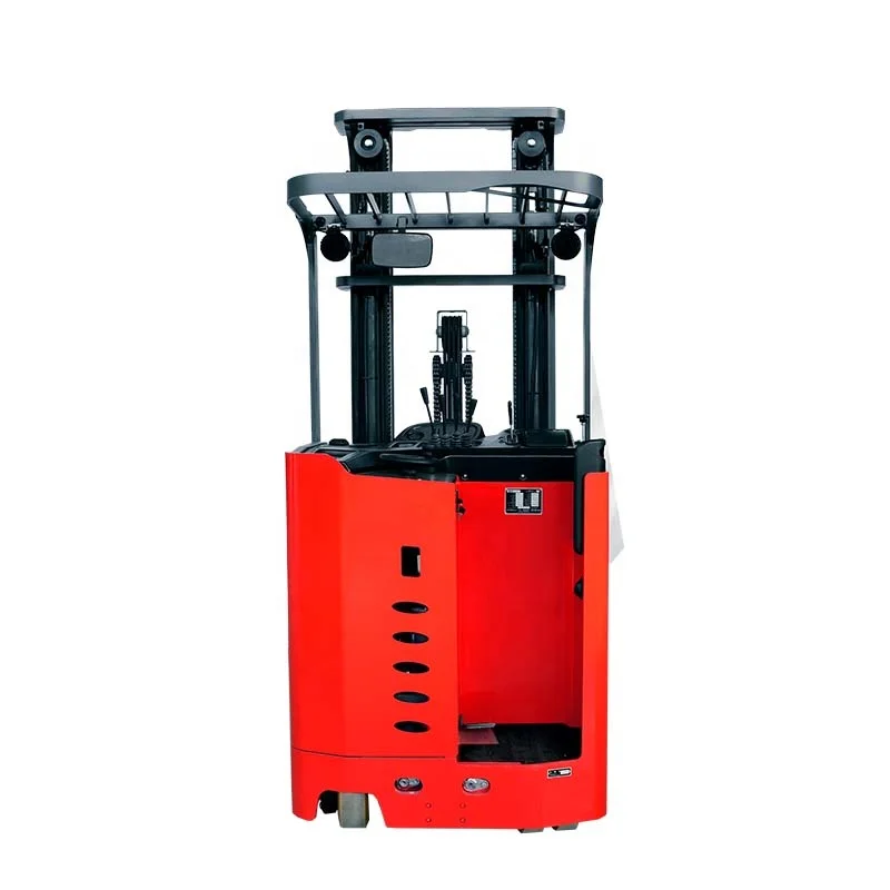 China factory stand up electric reach truck 1.5-2T  with EPS PU tire AC motor wireless camera