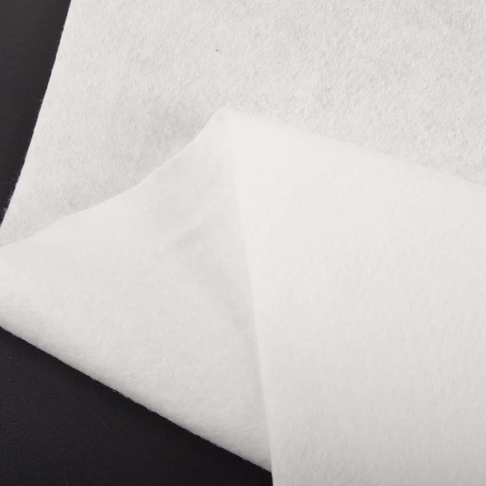 High Quality Soft Hand Feel Fluffy Polyester Interfacing Non Woven Interlining Fabric