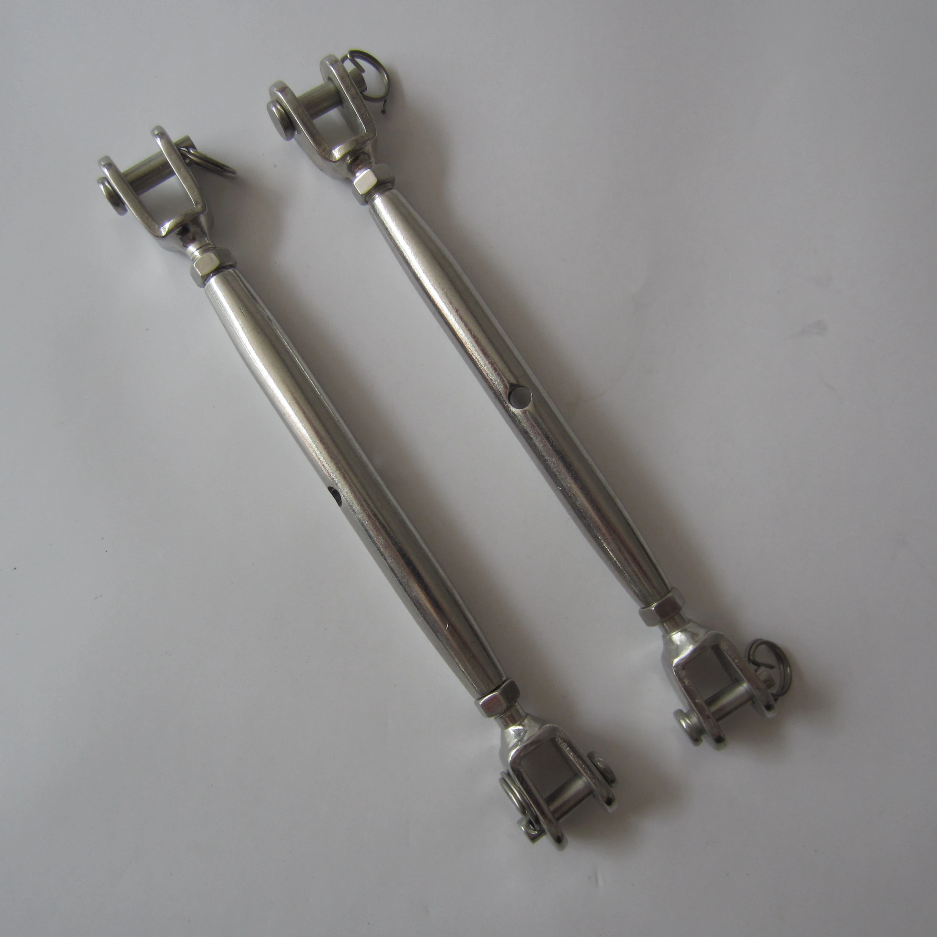 Stainless steel Jaw & Jaw Pipe Turnbuckle for marine, industrial and architectural applications