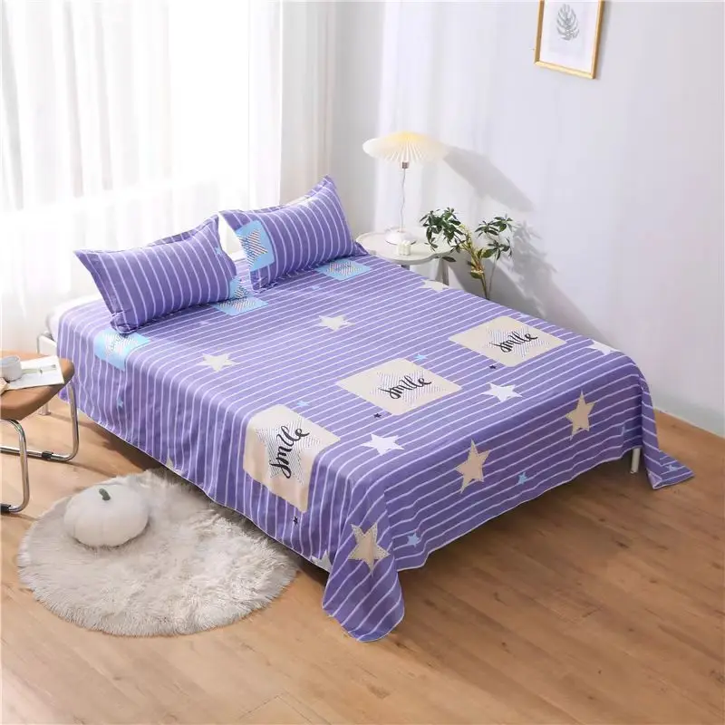 Factory direct buy China 100% poly micro brushed  printed disperse print bedsheet set fabrics