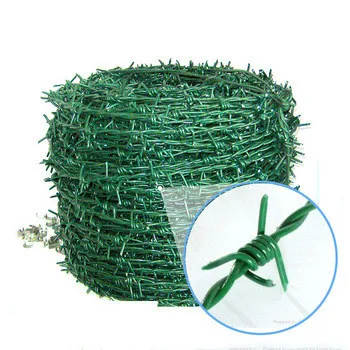 Горячая Распродажа, оцинкованная колючая проволока 50 кг/рулон для ограждения/12 Калибр колючей проволоки на метр длины