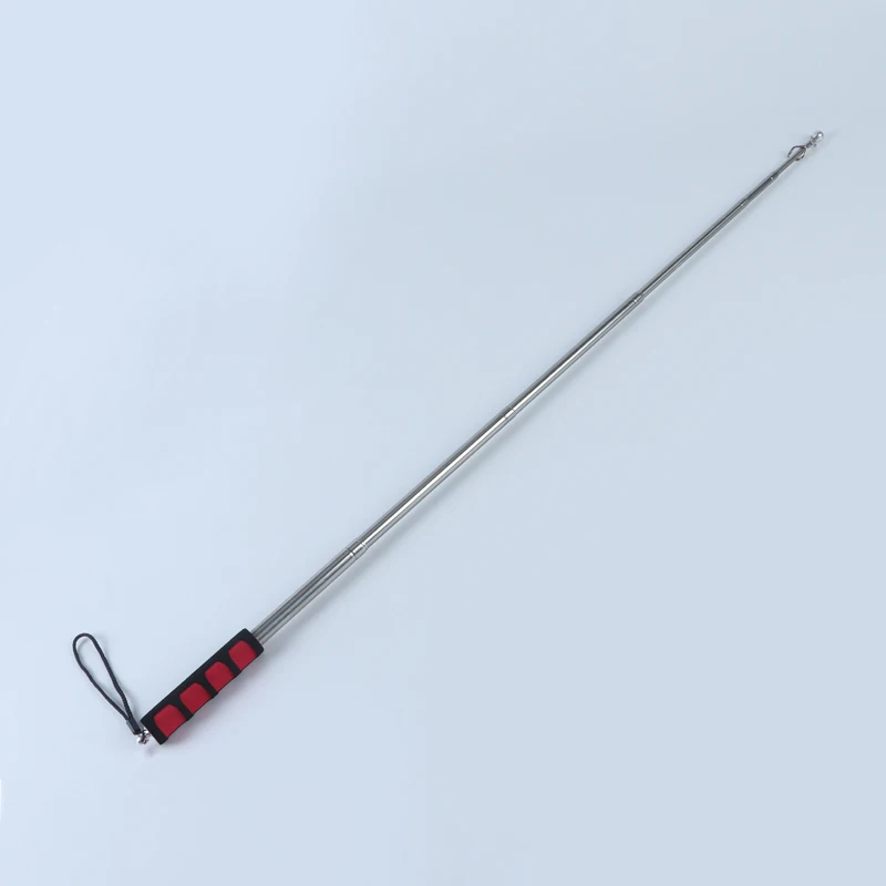 telescopic  flagpole Stainless Steel Guide flagpole Travel Marchers Flag Banner eaching Pointer for Tour Guides Group Teacher