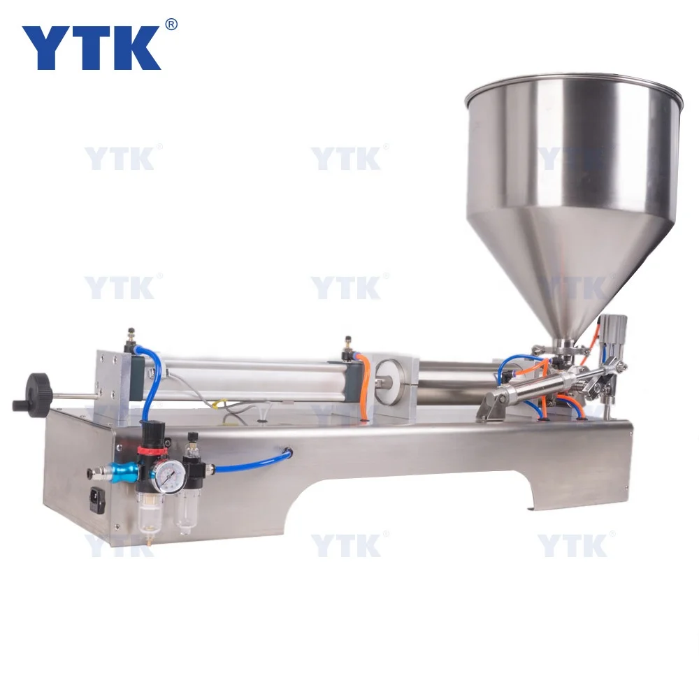 China semi-auto piston type liquid/cosmetic/cream/ soft drink filling machine factory price