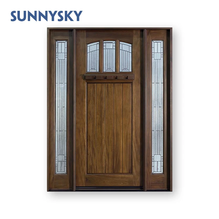 Sunnysky пользовательский производитель MDF двери сделанные для измерения фанеры преимущества деревянной